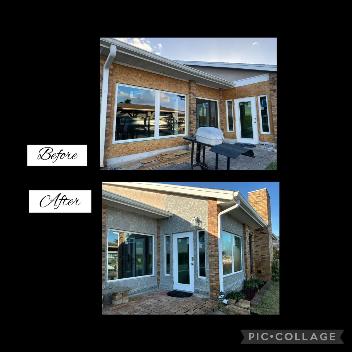 Exterior home renovation and improvement project completed by GC Trusted Builders LLC serving Melbourne Palm Bay and Brevard County Florida